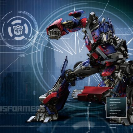 Autobot Optimus Prime Rectangular Decal