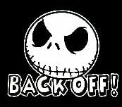 Back Off Jack Diecut Decal