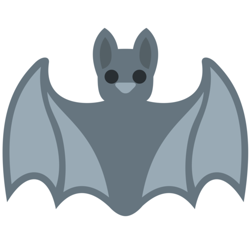 bat grey emoji