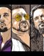 big lebowski cast sticker MOVIE STICKER