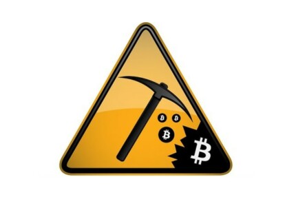 bitcoin-miner TRIANGLE STICKER