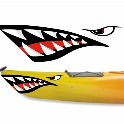 boating mouth and eye sticker 2 RIGHT