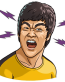 bruce dragon lee celebrity sticker_12