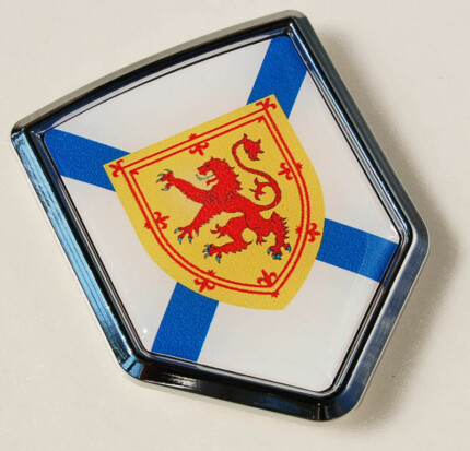 Canada Nova Scotia Flag Crest Car Chrome Emblem Decal Sticker