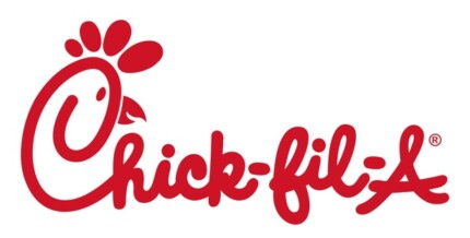chick fil a logo sticker