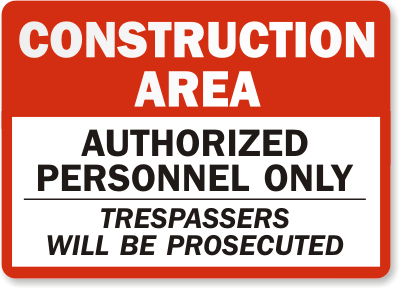 Construction Safety Signs and Labels 21