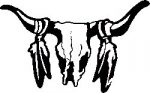 Cow Skull Decal4