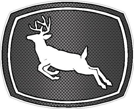 Deer Logo - Black Carbonfiber