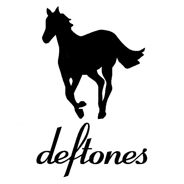 deftones band vinyl decal sticker with horse