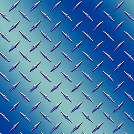 Diamond Plate Blue Medium Vinyl Sheet