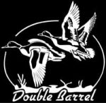 Double Barrel Duck Decal