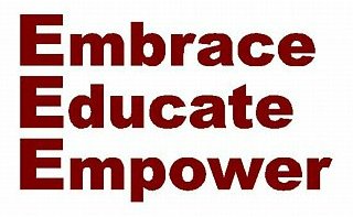 Embrace Educate Empower Diecut Vinyl Car Sticker