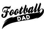 Football Dad Sport Spirit Decal