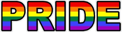 Gay Pride Rainbow Vinyl Decal