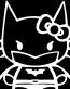 Hello k Batman Sticker