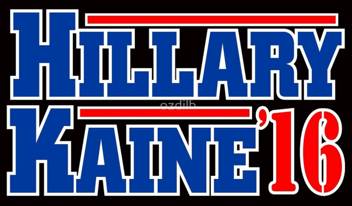 hillary kaine 16 sticker