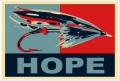 Hope Fishing Sticker