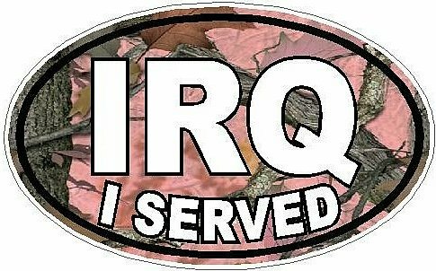 I Served IRQ FILLS Camo Nature Pink