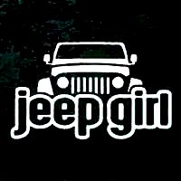 jeep-GIRL decal-jeeper