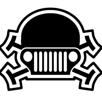 Jeep Helmet skull funny auto decal