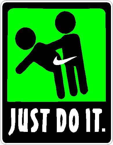 Just Do It Sticker GREEN