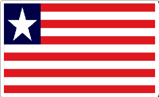 Liberia Flag Decal