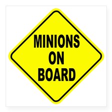 Minions On Board Sticker