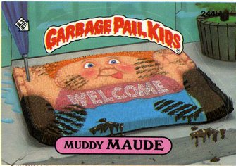 Muddy MAUDE Funny Decal Name Sticker