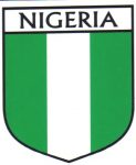 Nigeria Flag Crest Decal Sticker