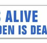 Obama Gm Is Alive Bumper Sticker 2