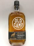 old_camp_american_whiskey BOTTLE SHAPED STICKER
