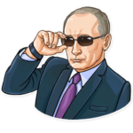 president vladimir putin political sticker 20