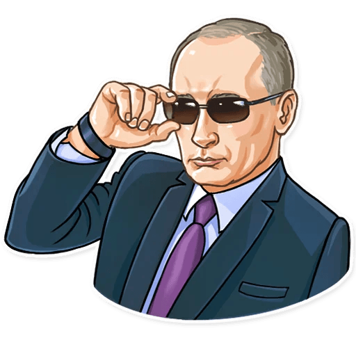 president vladimir putin political sticker 20