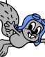 R&B FLYING SQUIRREL STICKER