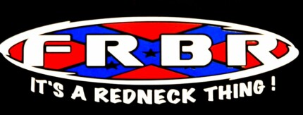 rebel FRBR redneck thing sticker