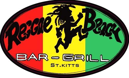 reggae beach bar and grill oval sticker