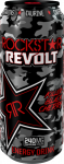 Rockstar REVOLT KILLER BLACK CHERRY energy drink can shaped sticker