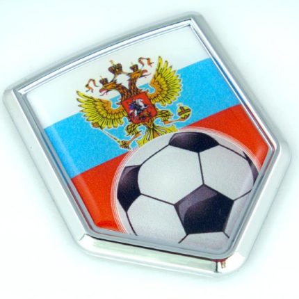 Russia Soccer 3D Adhesive Auto Emblem