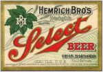 Select Beer Label