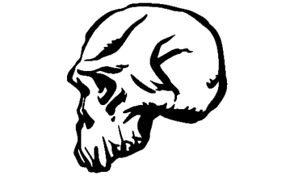 Skull Adhesive Decals 4