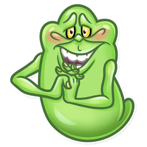 slimer ghost busters funny sticker 21