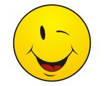 smile wink sticker
