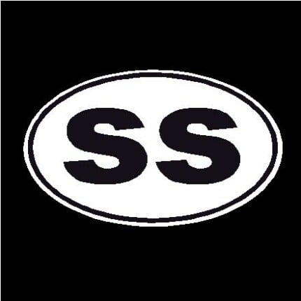 SS Oval Decal