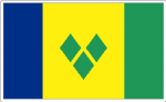St Vincent & Grenadines Flag Sticker