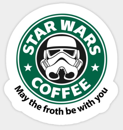 Star Wars Coffee Sticker