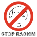 stop_racism_hitler sticker