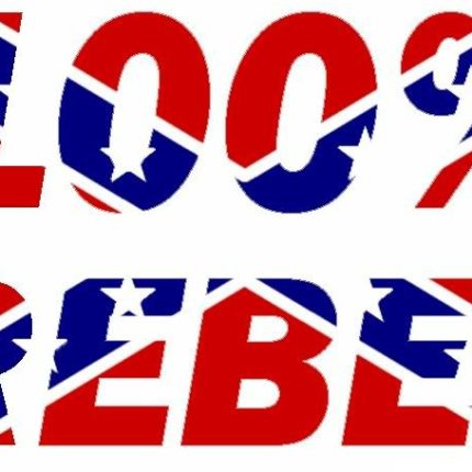 100 REBEL STICKER