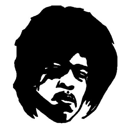 Jimmy Hendrix Vinyl Sticker