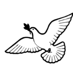 Dove of Peace Sticker 2