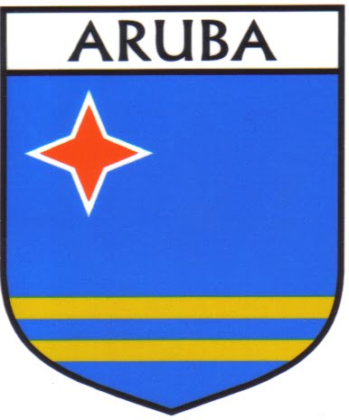 Aruba Flag Crest Decal Sticker